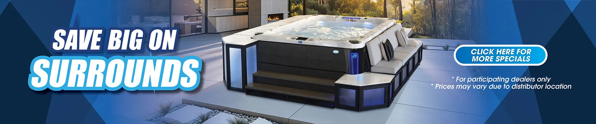 Calspas hot tub being used in a family setting - Marysville